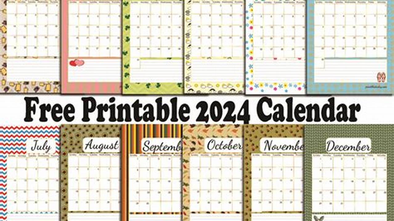 How Many Wee2024 Calendar Pdf Cute Printable Free