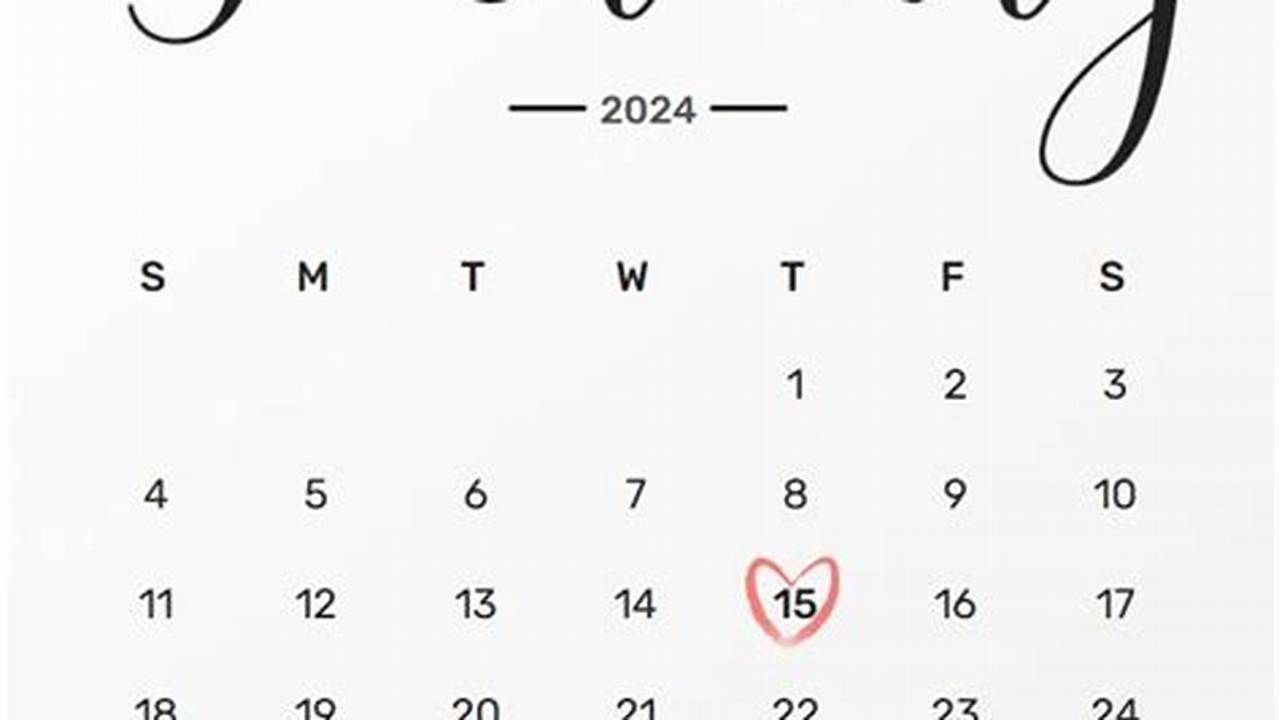 How Many Weeks Until Feb 15 2024