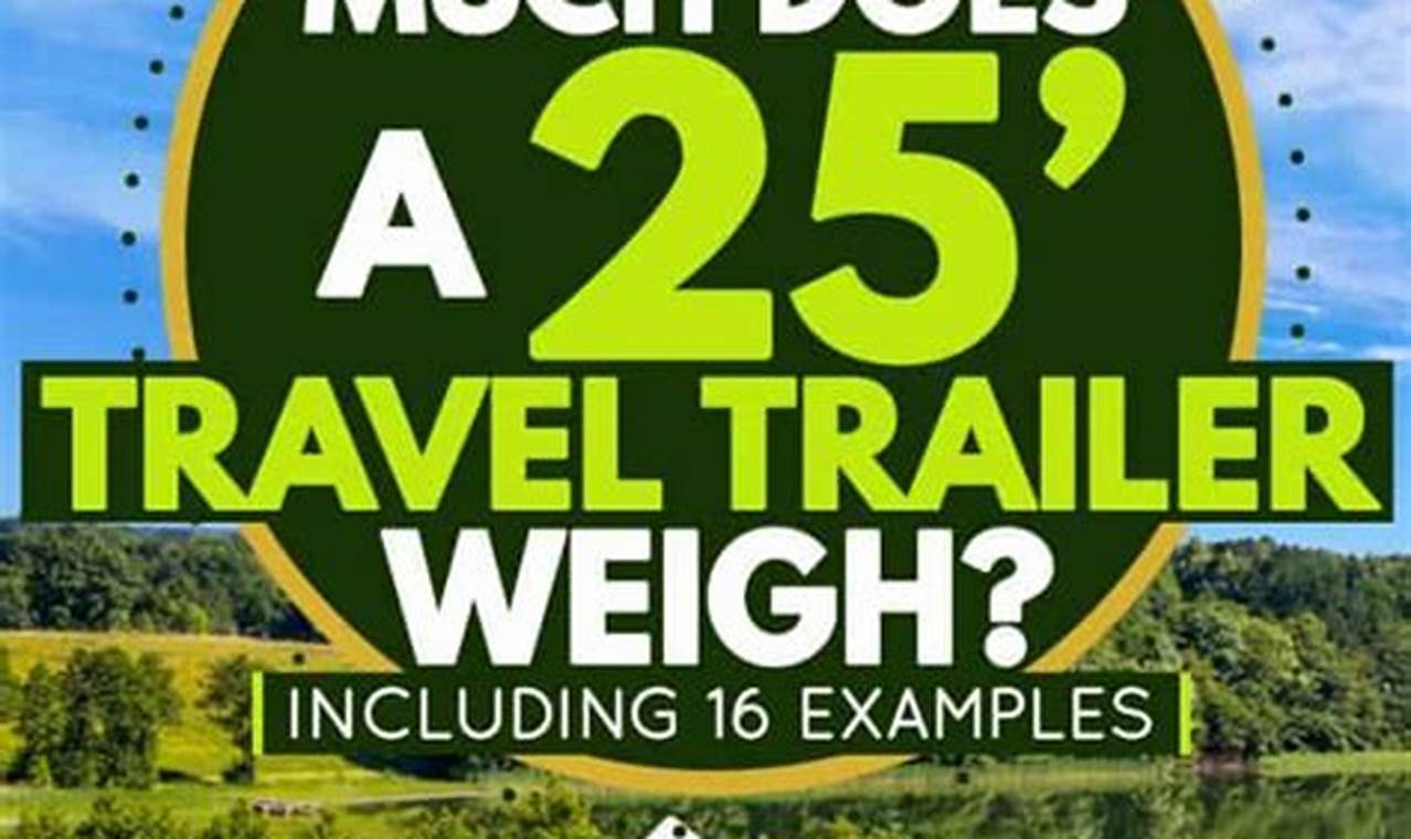 How Much Does Travel Trailer Weigh