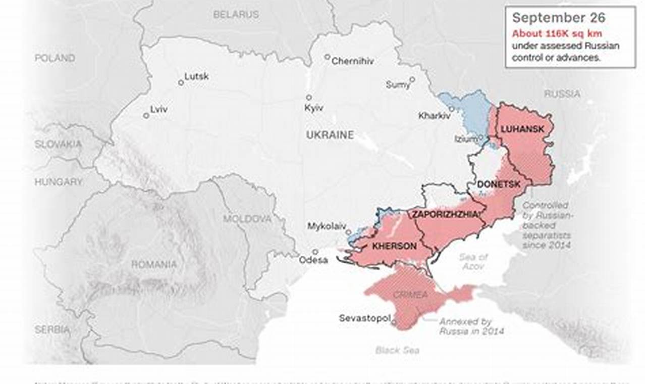 How Much Land Has Russia Taken From Ukraine 2024