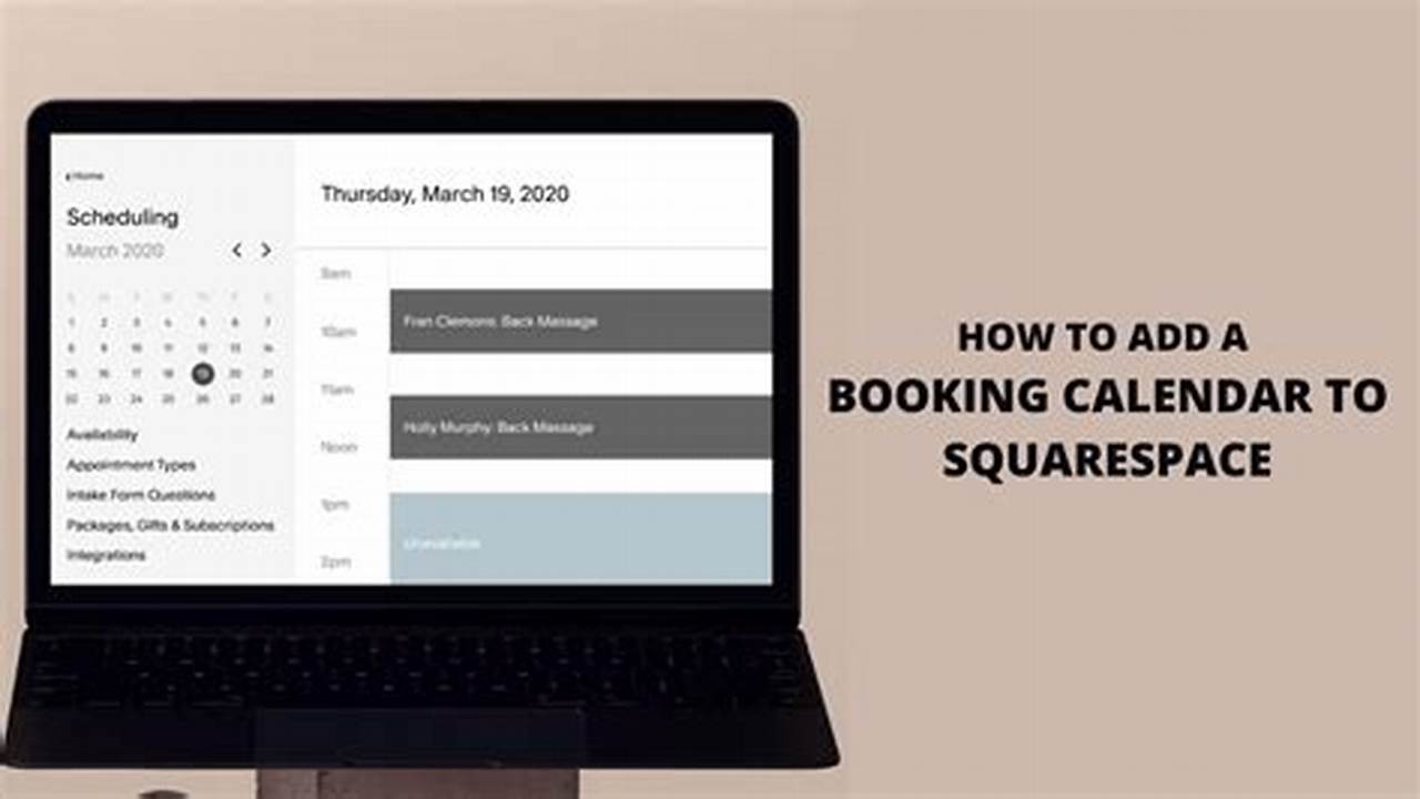 How To Add A Calendar In Squarespace