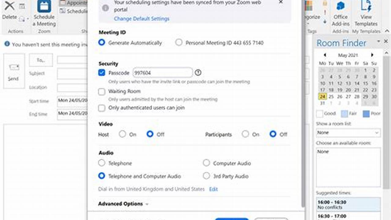 How To Add A Zoom Link To Outlook Calendar