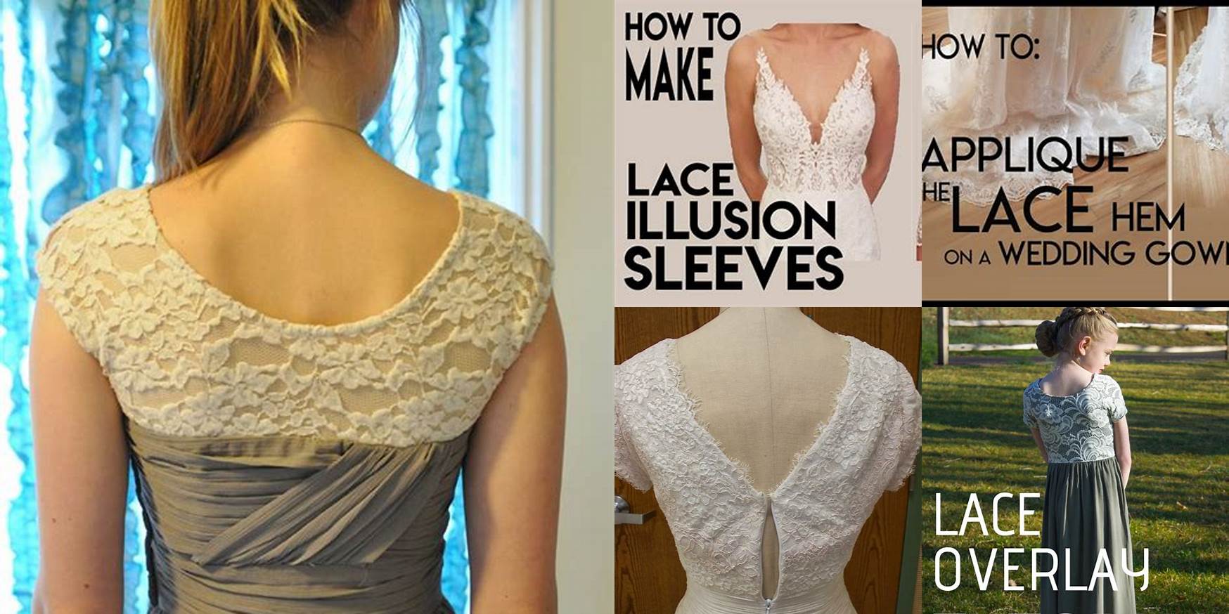 How To Add Lace To A Dress