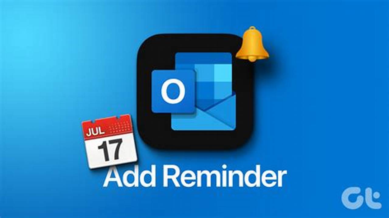 How To Add Reminders On Outlook Calendar