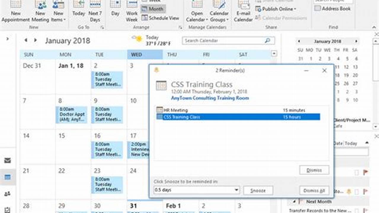 How To Add Reminders To Outlook Calendar
