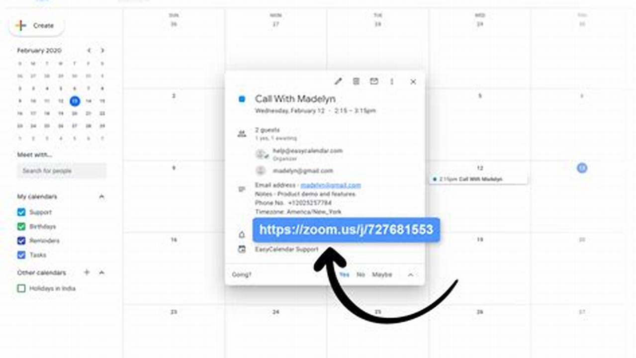 How To Add Zoom Details To Google Calendar