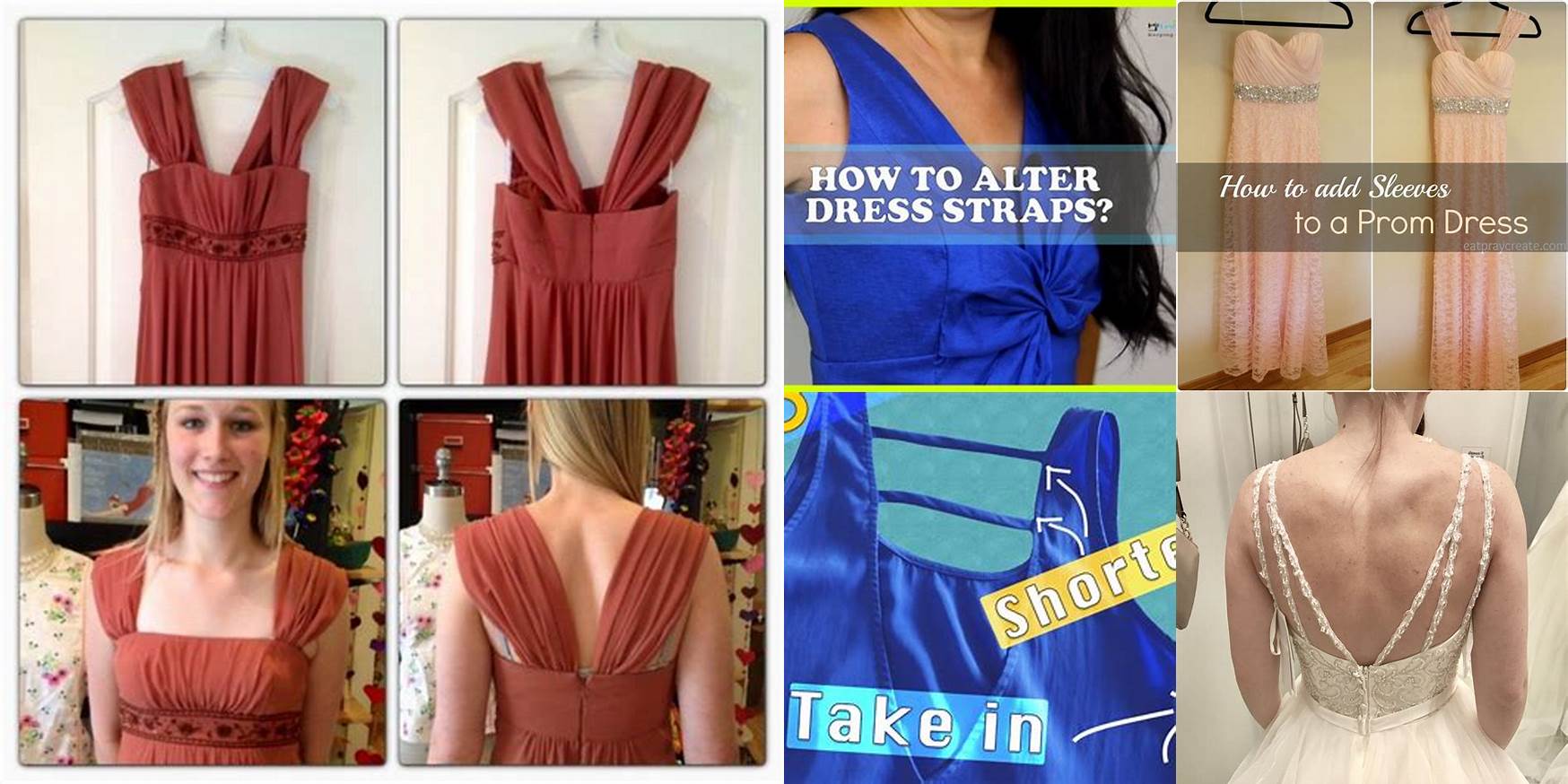 How To Alter Straps On A Dress