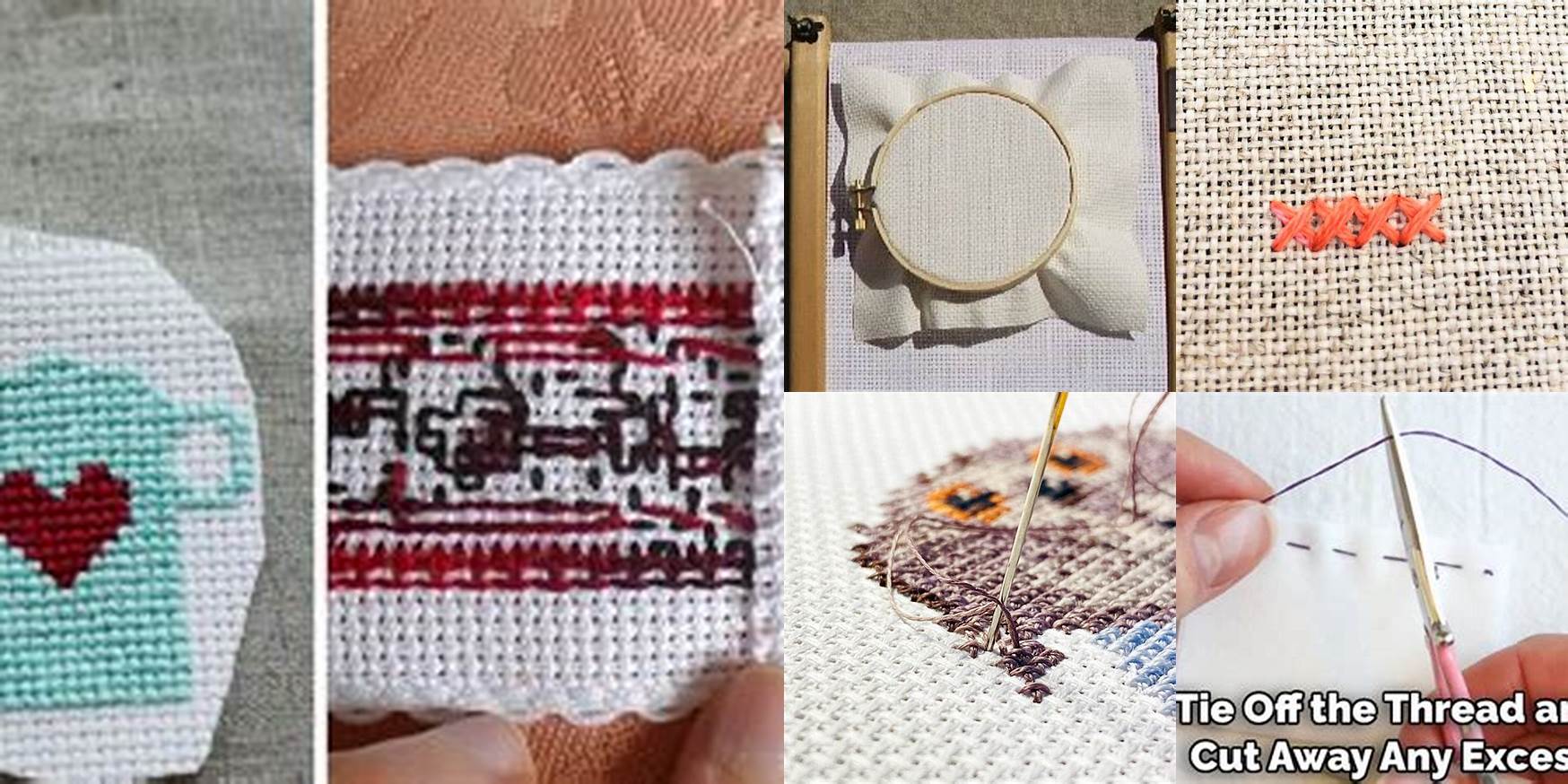 How To Attach Cross Stitch To Fabric
