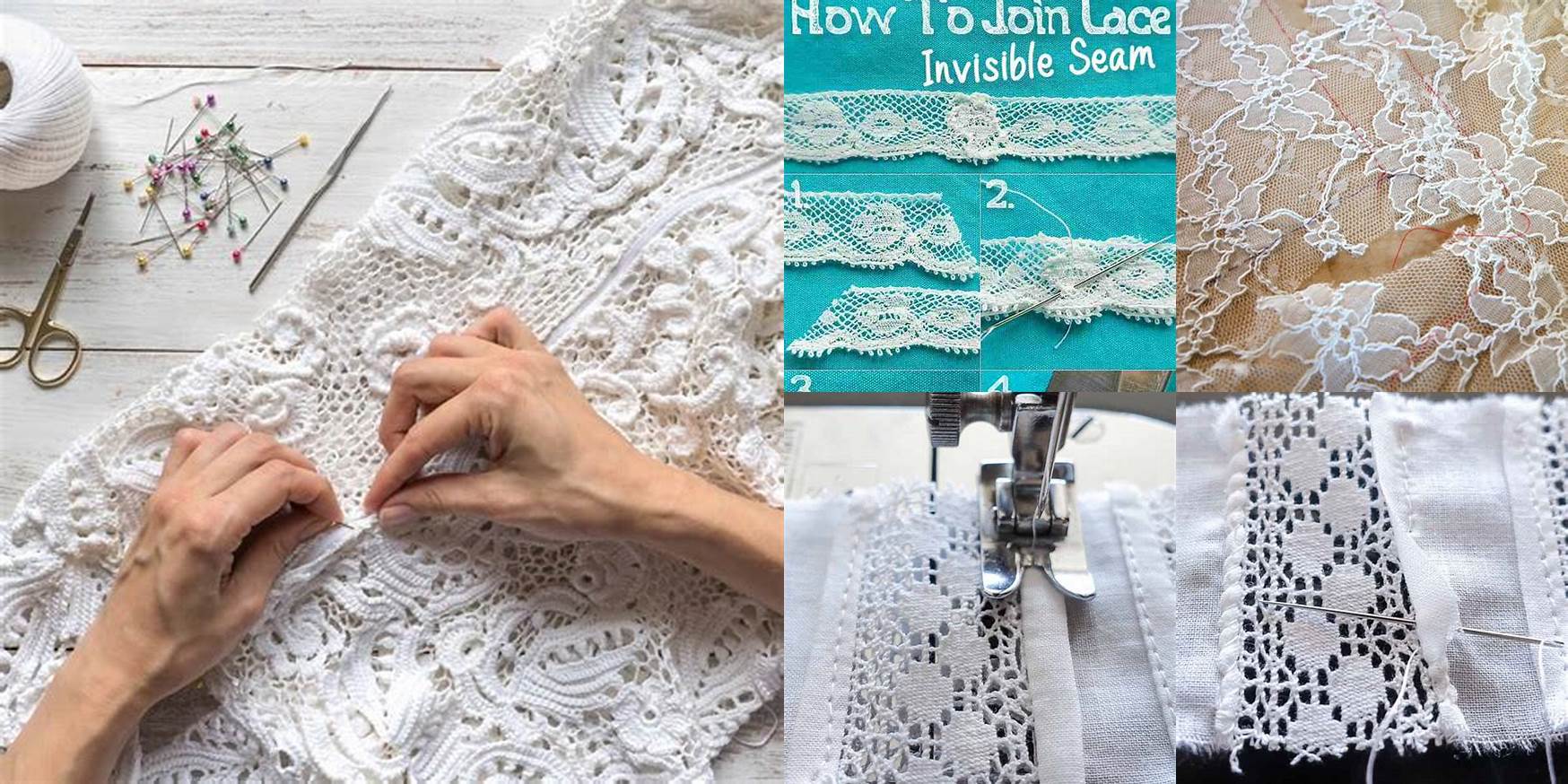 How To Attach Lace To Fabric By Hand