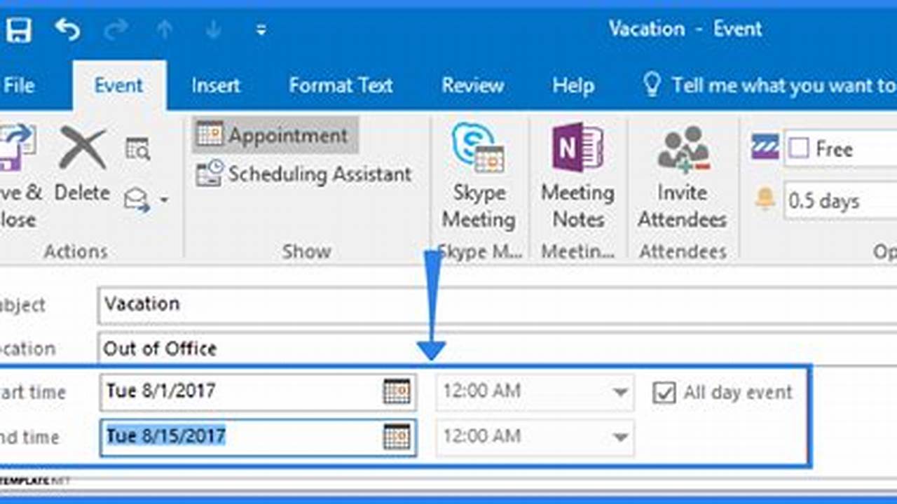 How To Block Calendar In Outlook For Leave