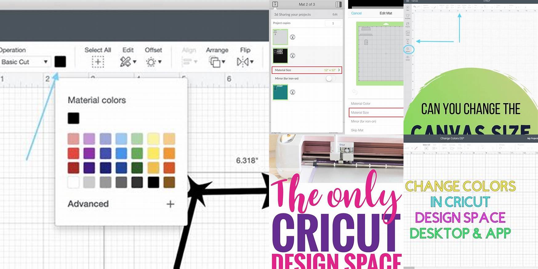 How To Change Canvas Size In Cricut Design Space