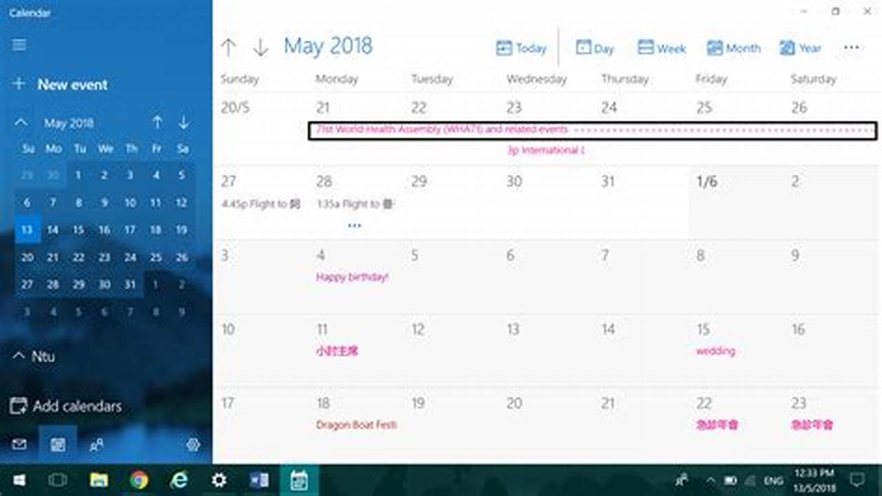 How To Change Event Color In Windows Calendar