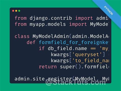 th?q=How%20To%20Change%20Foreignkey%20Display%20Text%20In%20The%20Django%20Admin%3F - Customizing Foreignkey Display in Django Admin: Step-by-Step Guide