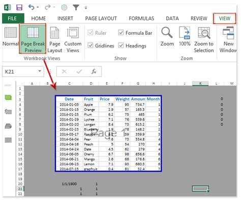 How To Change Printable Area In Excel