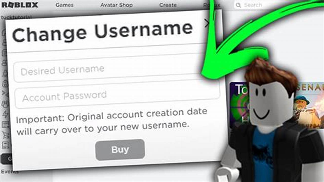 How To Change Roblox Username For Free 2024