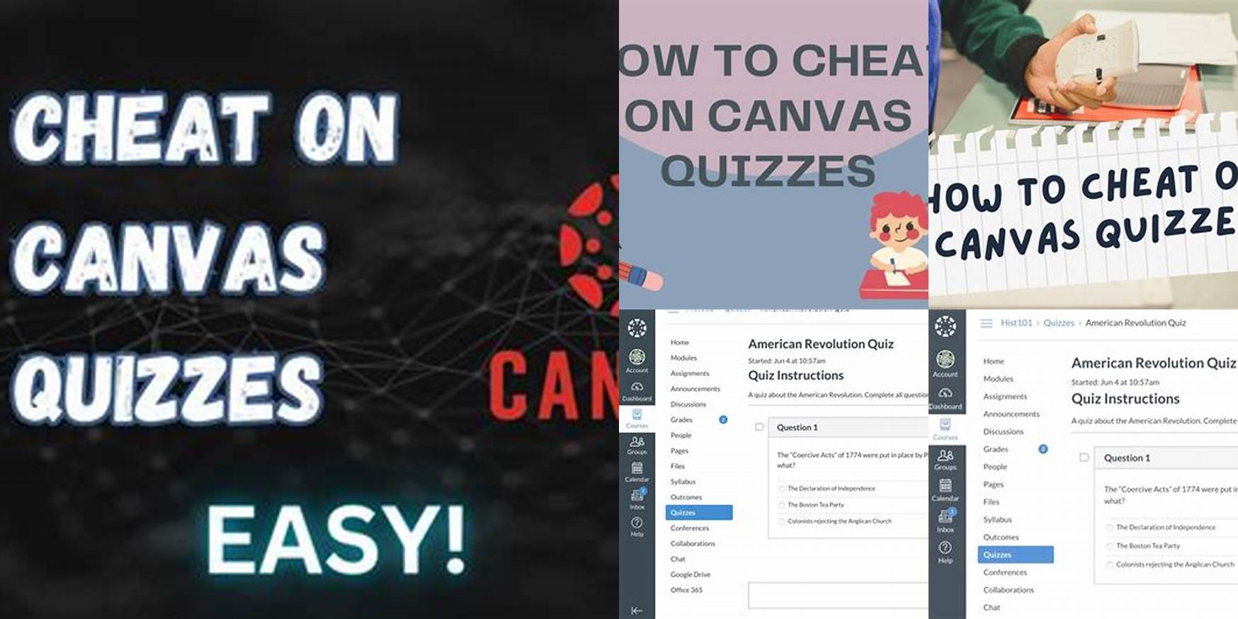 How To Cheat On Canvas Quizzes Reddit