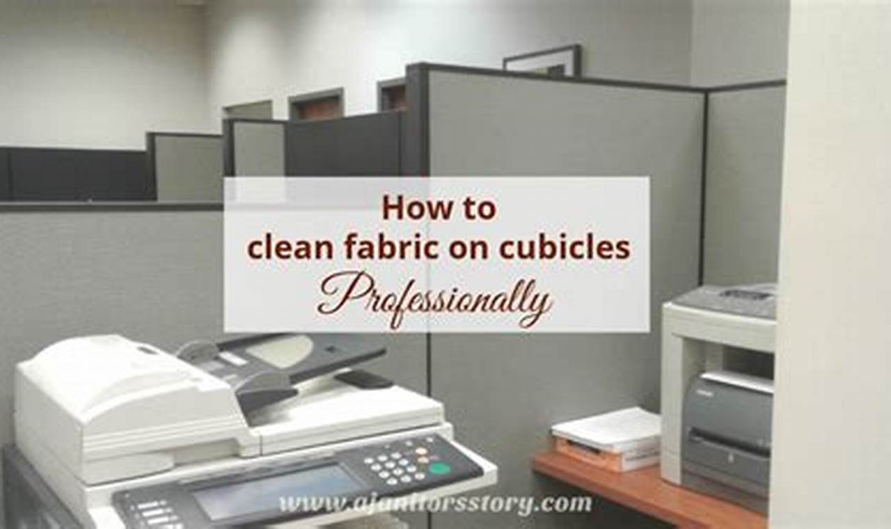 How To Clean Fabric Cubicle Walls