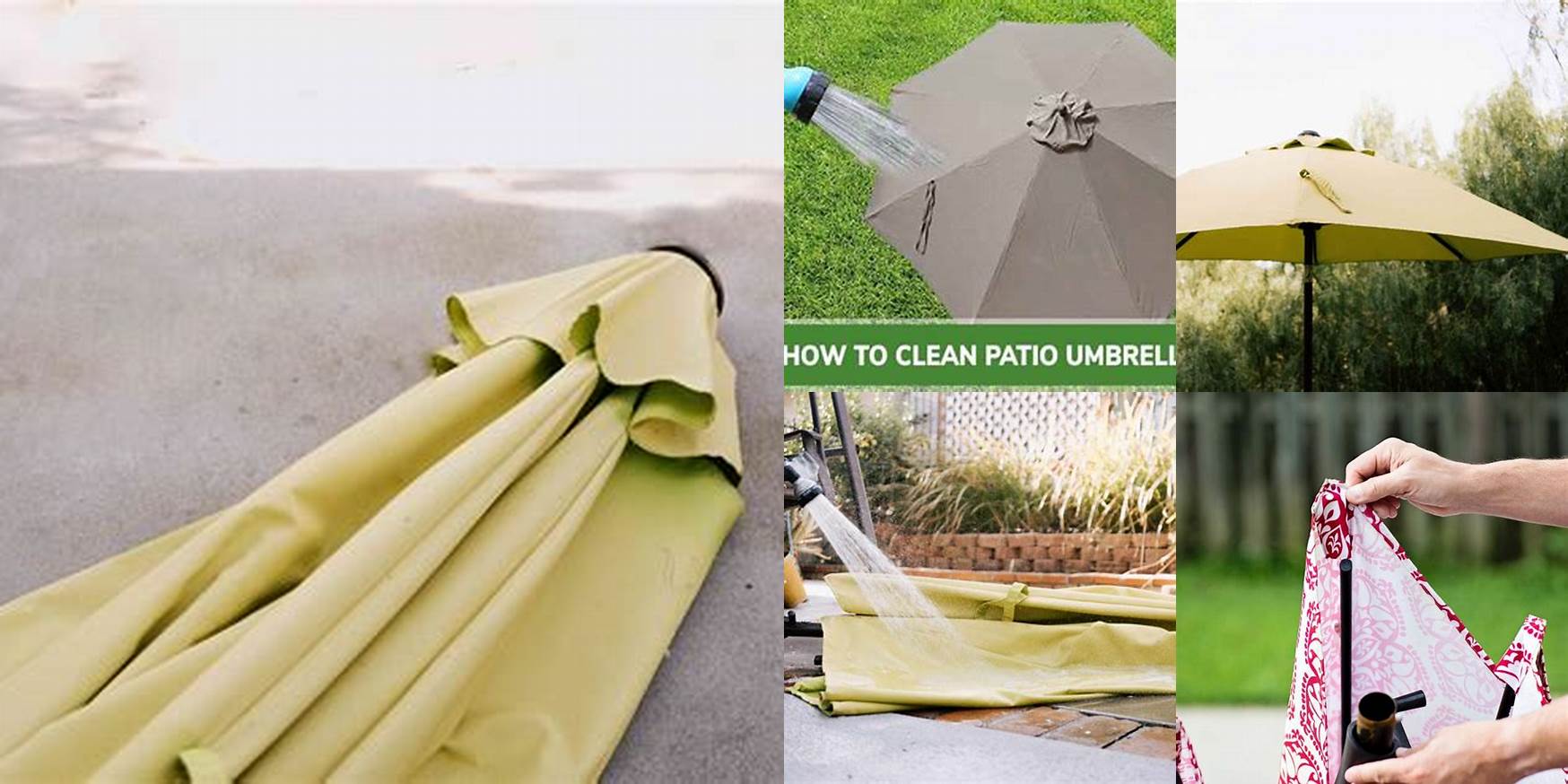 How To Clean Umbrella Fabric