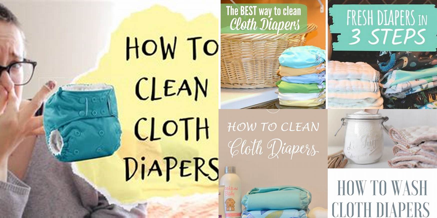 How To Clean Used Cloth Diapers