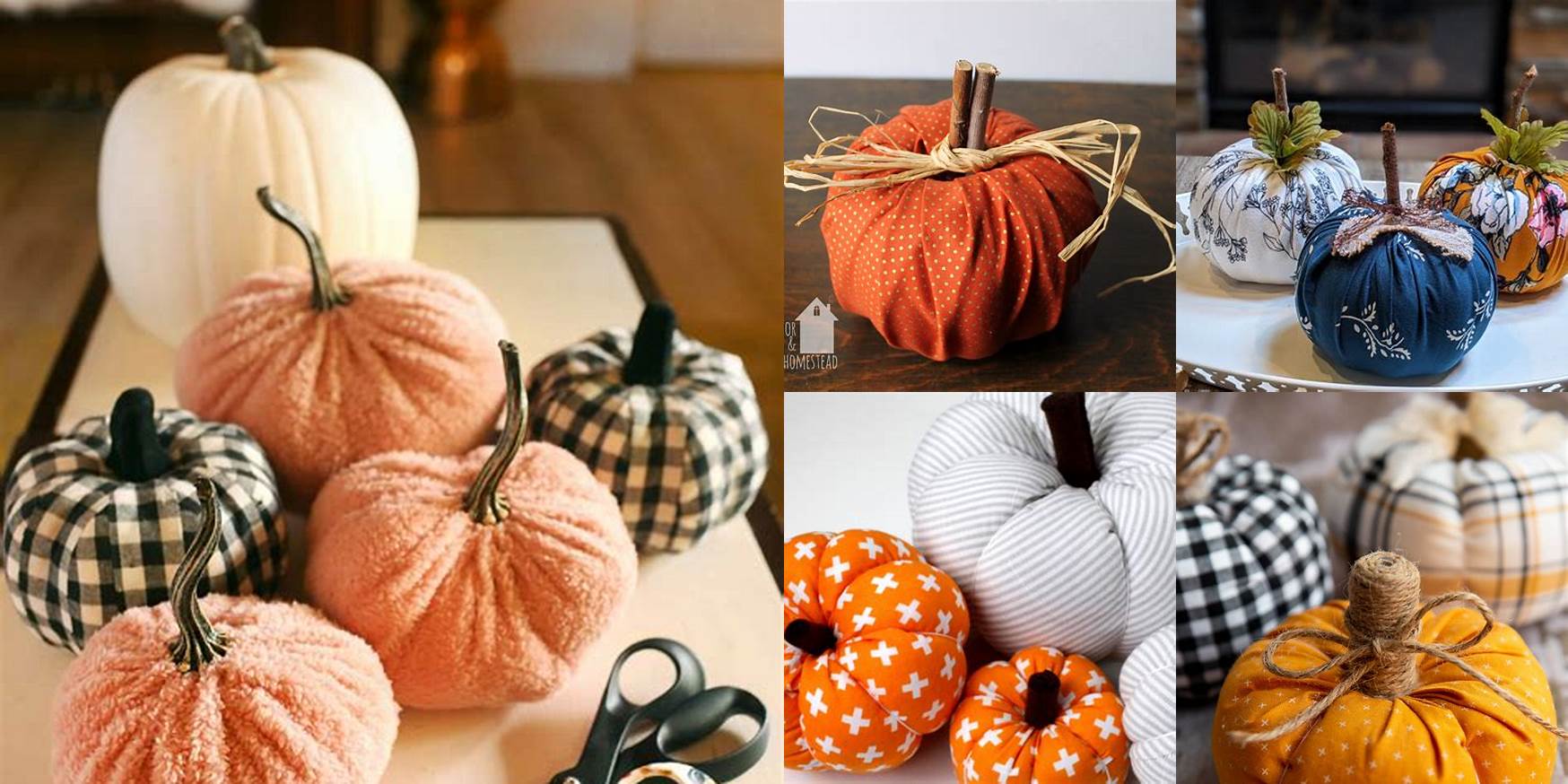How To Cover A Pumpkin With Fabric