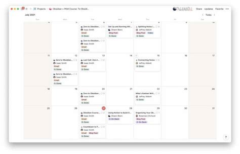 How To Create A Calendar In Notion