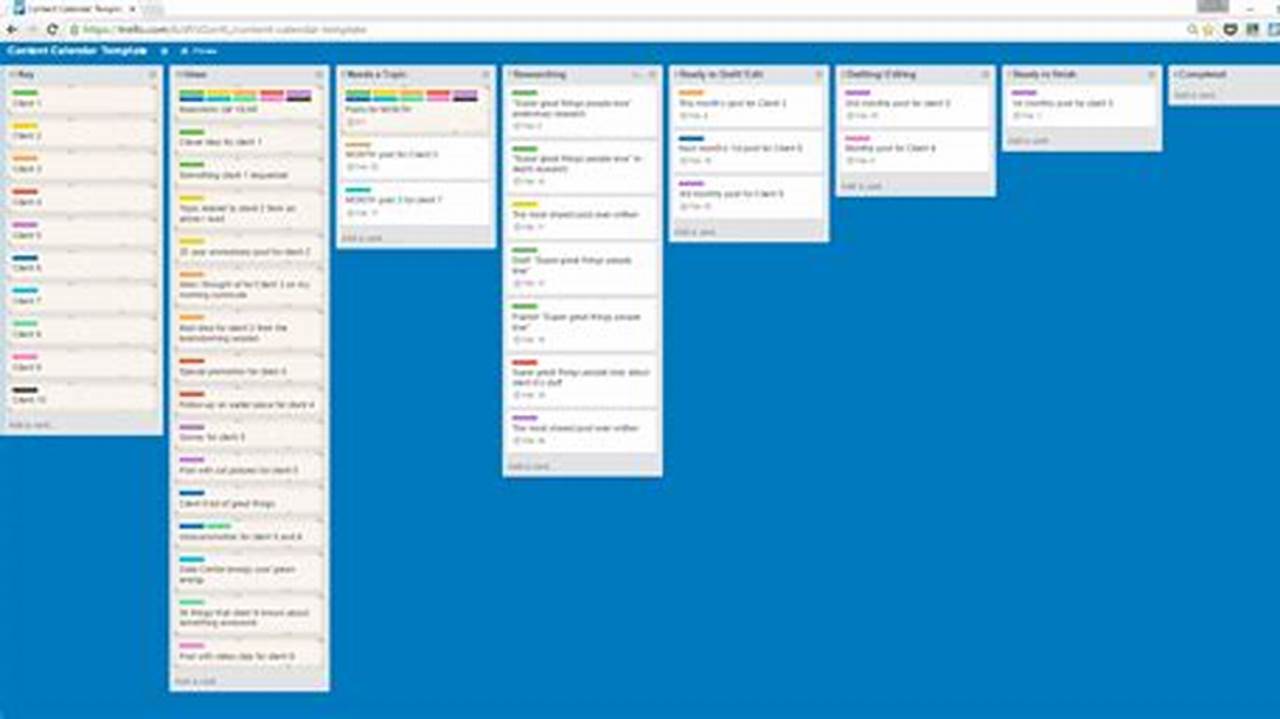 How To Create A Calendar In Trello