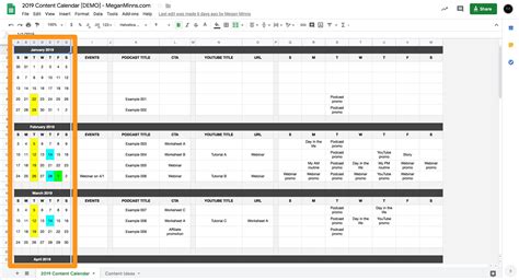 How To Create A Content Calendar In Google Sheets