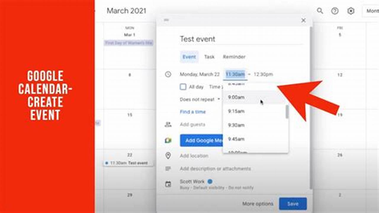 How To Create Calendar Event In Google