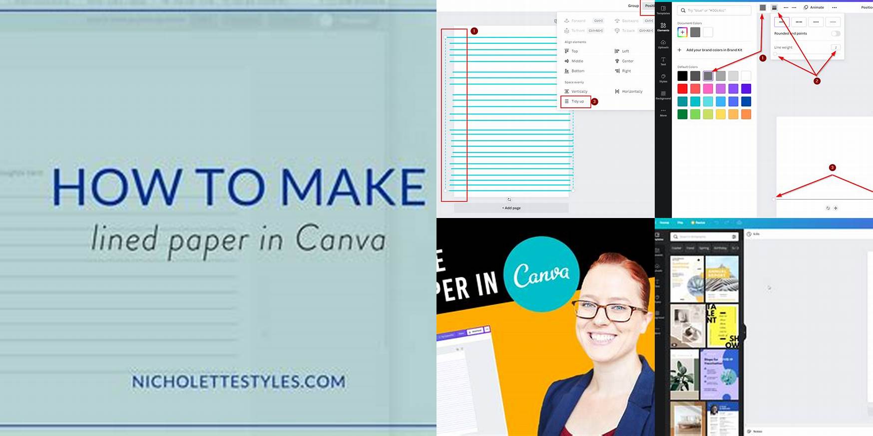 How To Create Lined Paper In Canva