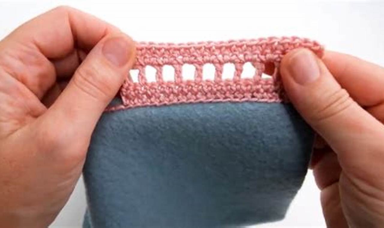 How To Crochet Onto Fabric