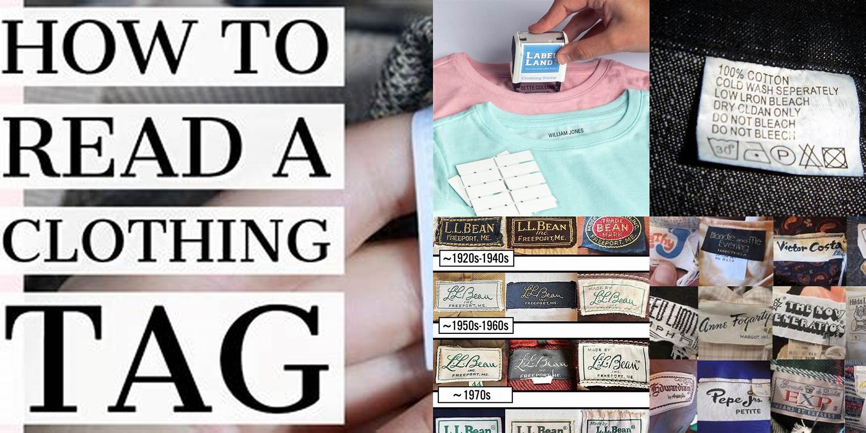 How To Date Clothing Tags