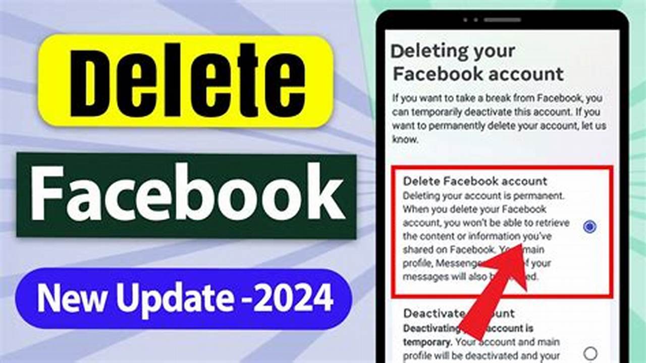 How To Delete Facebook Account 2024 Android