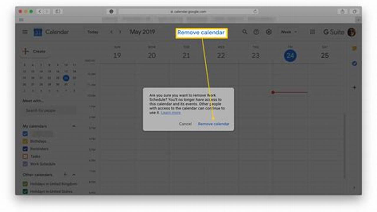 How To Delete My Google Calendar