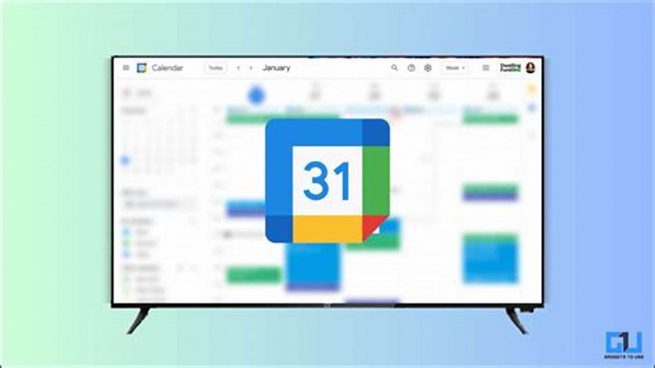How To Display Google Calendar On Tv