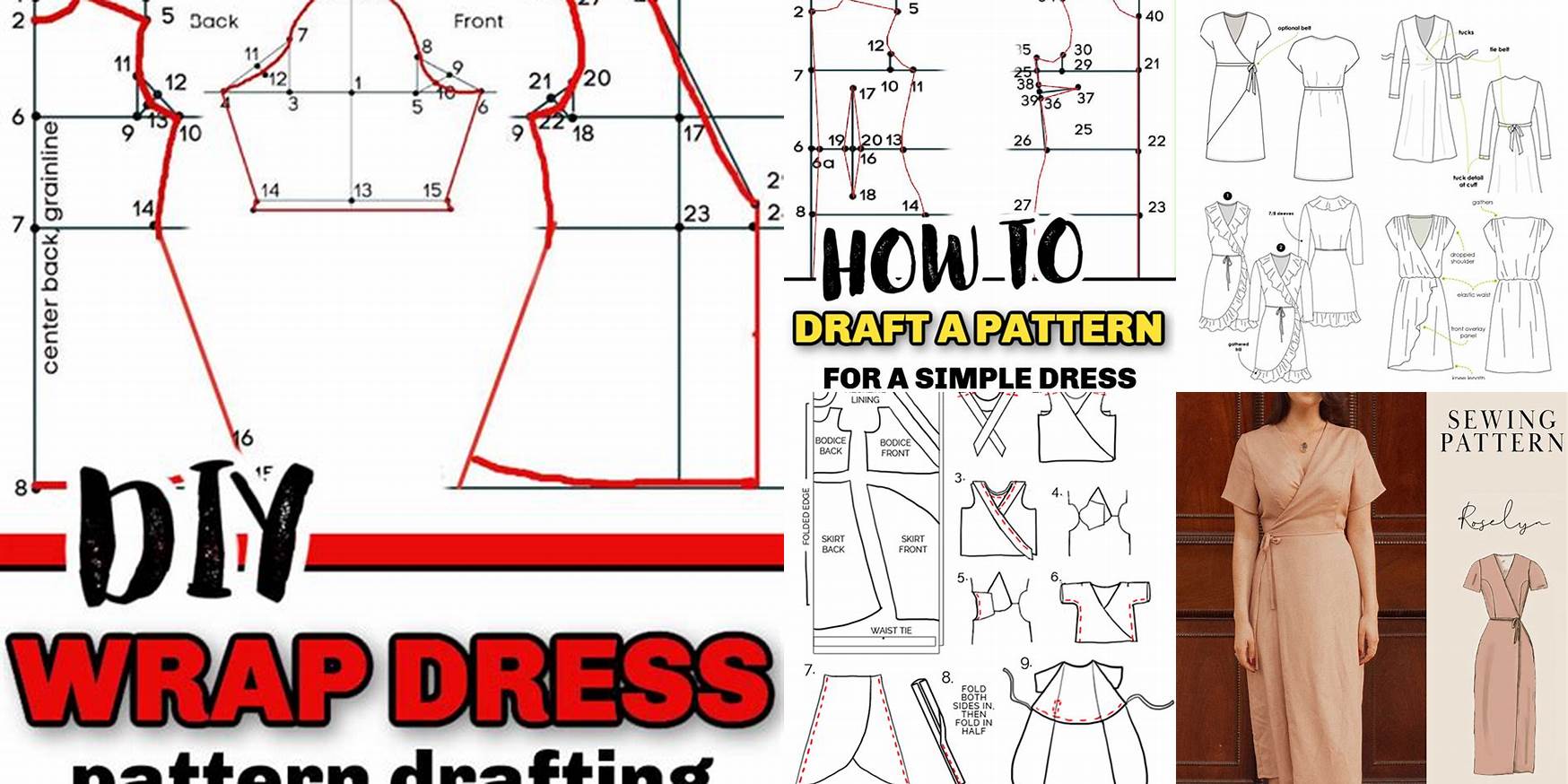 How To Draft A Pattern For A Wrap Dress
