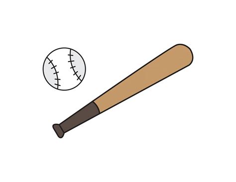 Baseball Bat Drawing How To Draw A Baseball Bat Step By Step