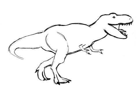 The Best How To Draw A Dinosaur T Rex References