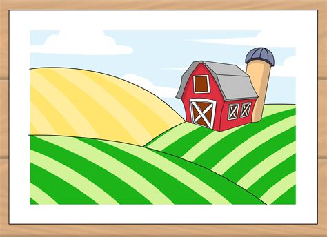How To Draw A Barn (farm) Art For Kids Hub