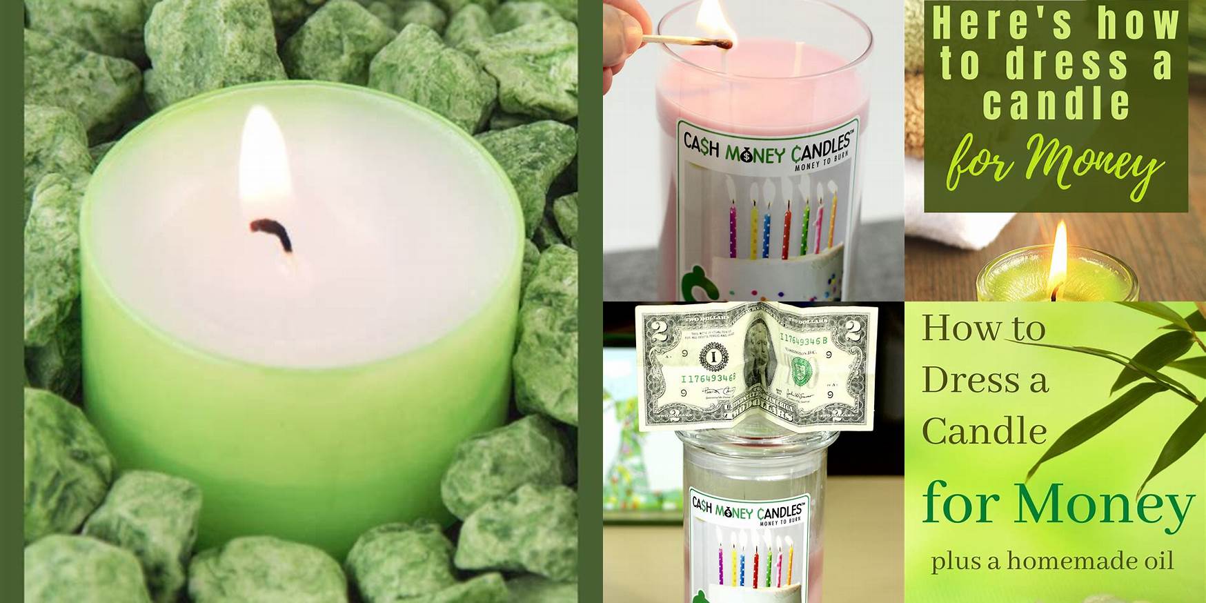 How To Dress A Money Candle