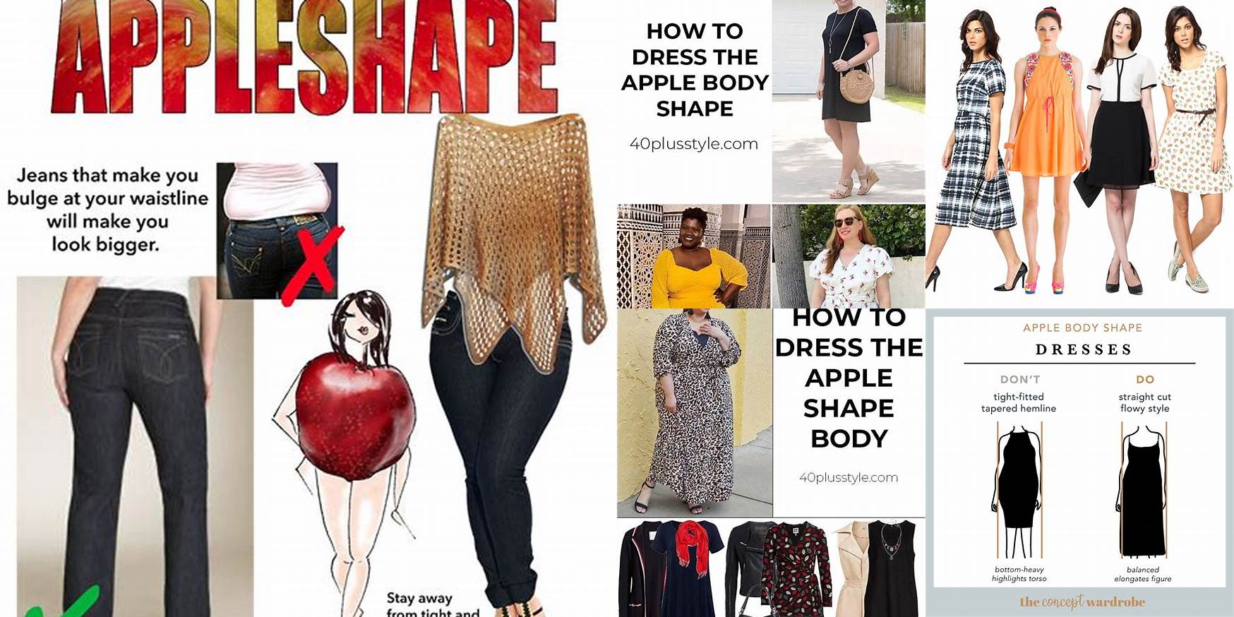 How To Dress Apple Shaped Body