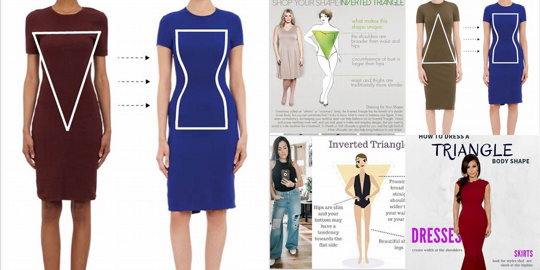 How To Dress Triangle Body Shape