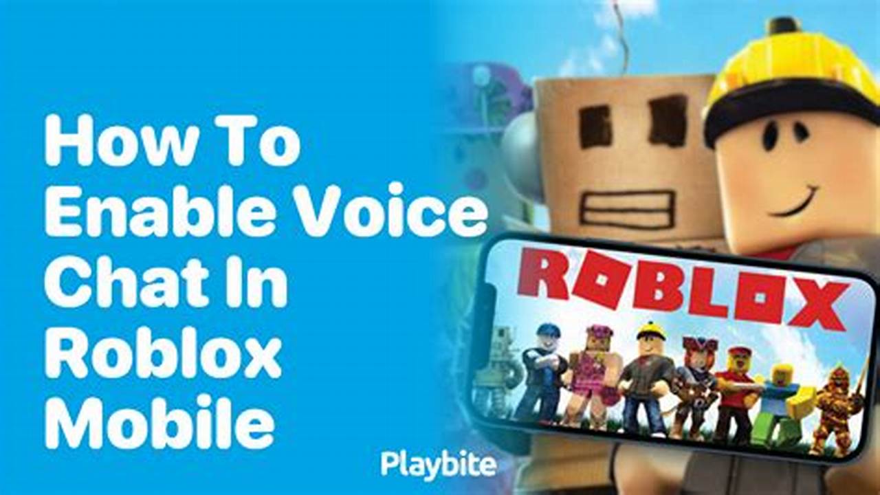 How To Enable Voice Chat In Roblox 2024 Mobile