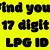 How To Find 17 Digit Lpg Id