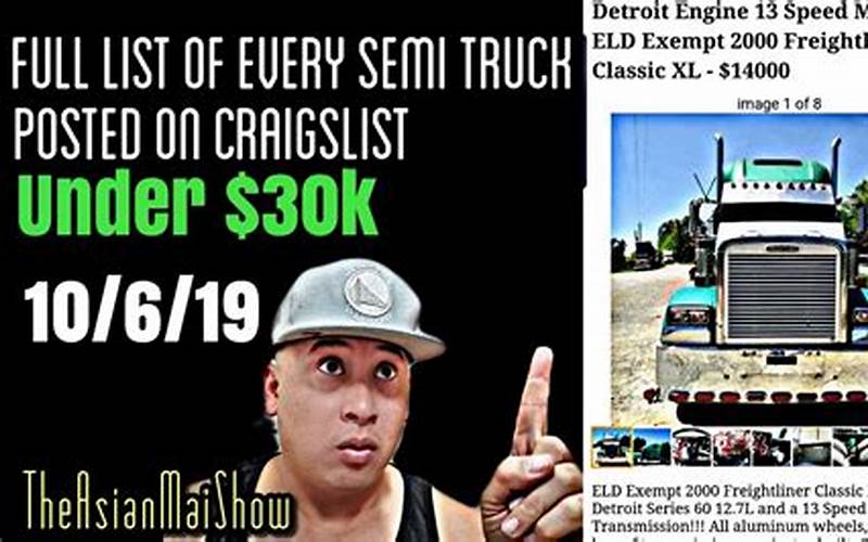 How To Find Craigslist Semi Trucks