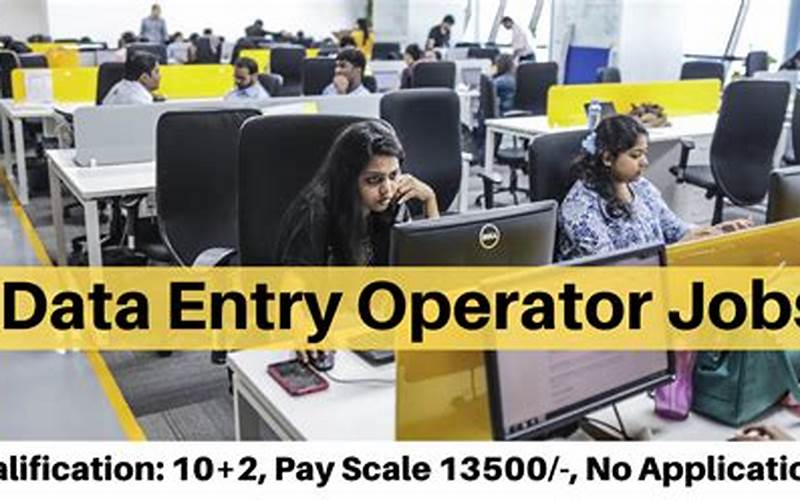 How To Find Data Entry Operator Vacancies