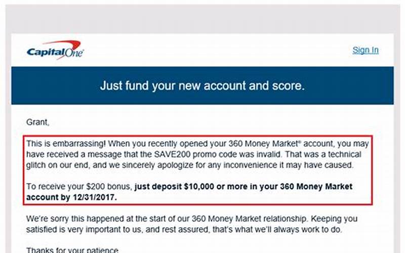 How To Find The Best Capital One Money Market Account Promo Codes
