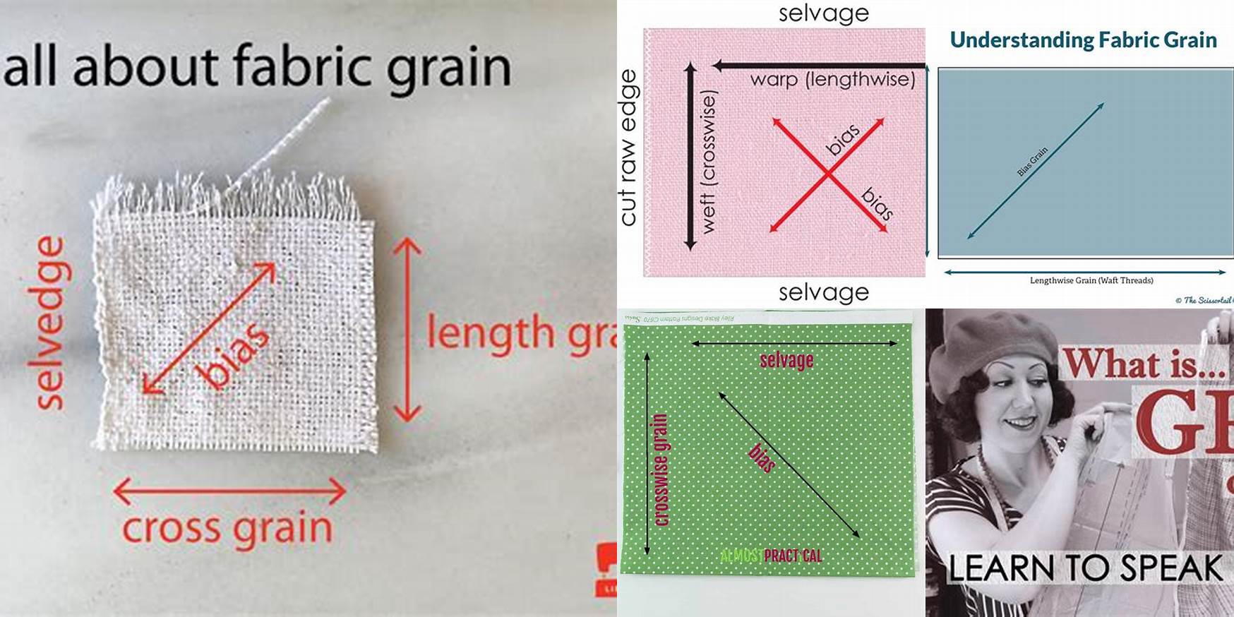 How To Find The Grain Of Fabric
