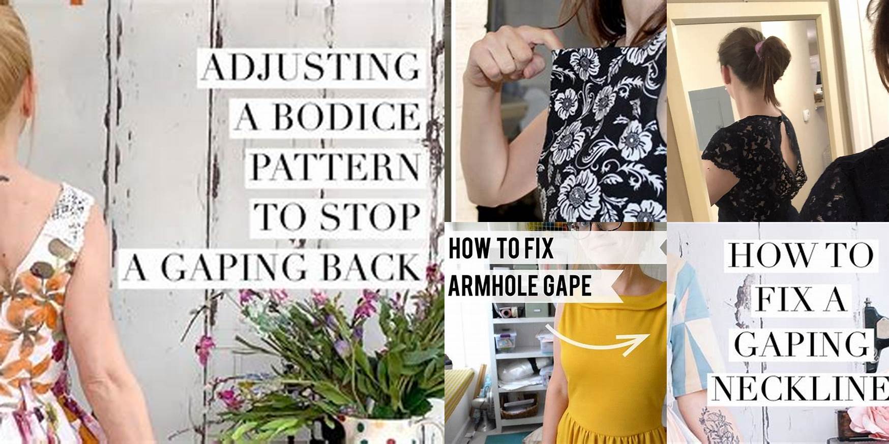 How To Fix A Gaping Back On A Dress