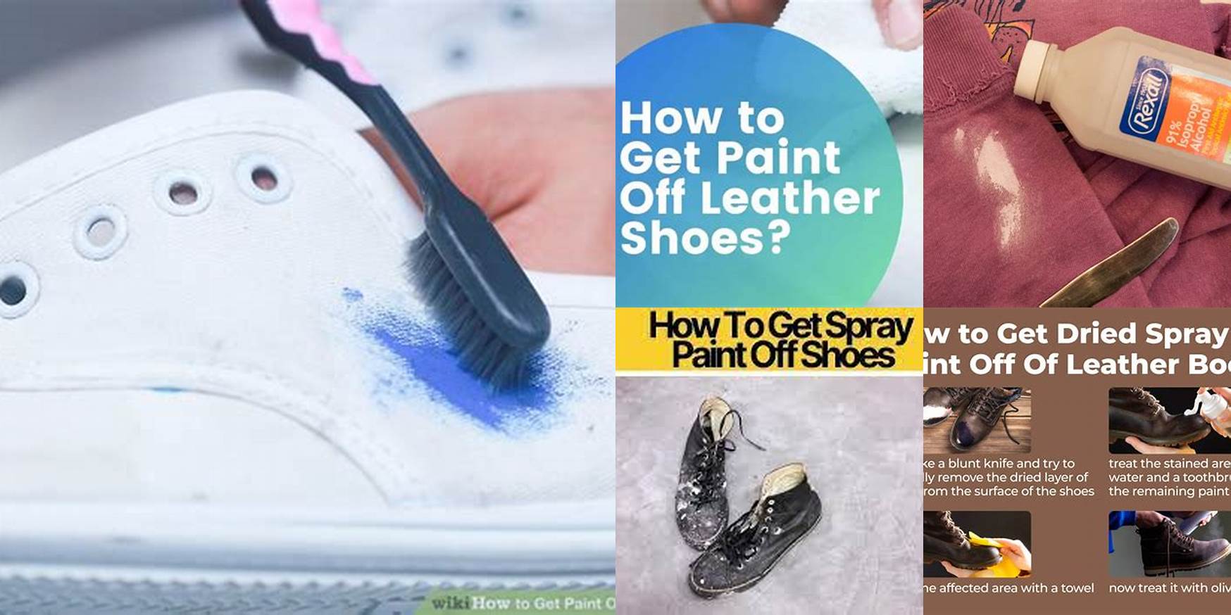 How To Get Dry Paint Off Shoes