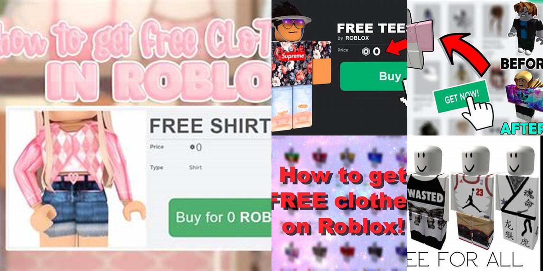 How To Get Free Roblox Clothes